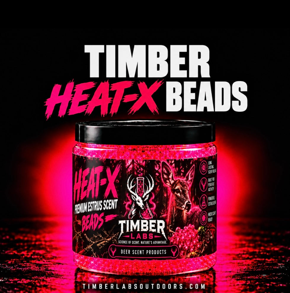 “Heat-X” Premium Estrus Doe Urine Scent Beads🔥